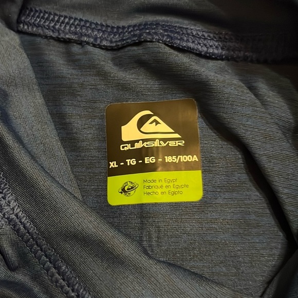 NWT Quiksilver Men's Everyday Upf50 Short Sleeve Surf Tee Rashguard XL - Picture 6 of 6